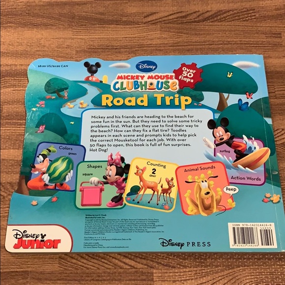 Mickey Mouse Road Trip Flap Book - Picture 2 of 4